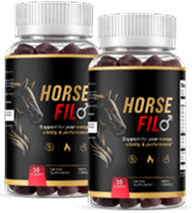 HorseFil men's energy and stamina gummy bottles